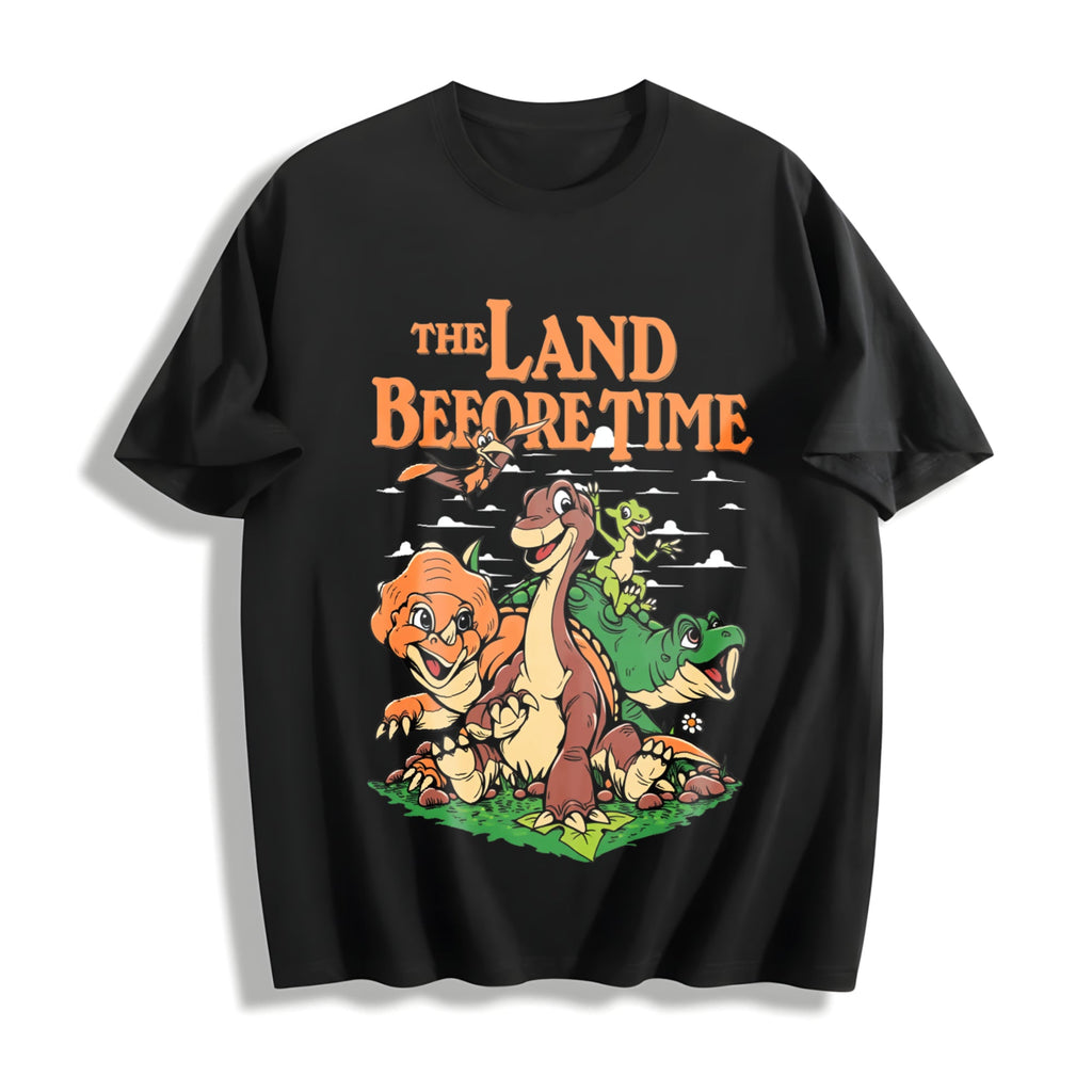 Land Before Time Pastel Dinosaur Friends Cotton T-Shirt product image 1