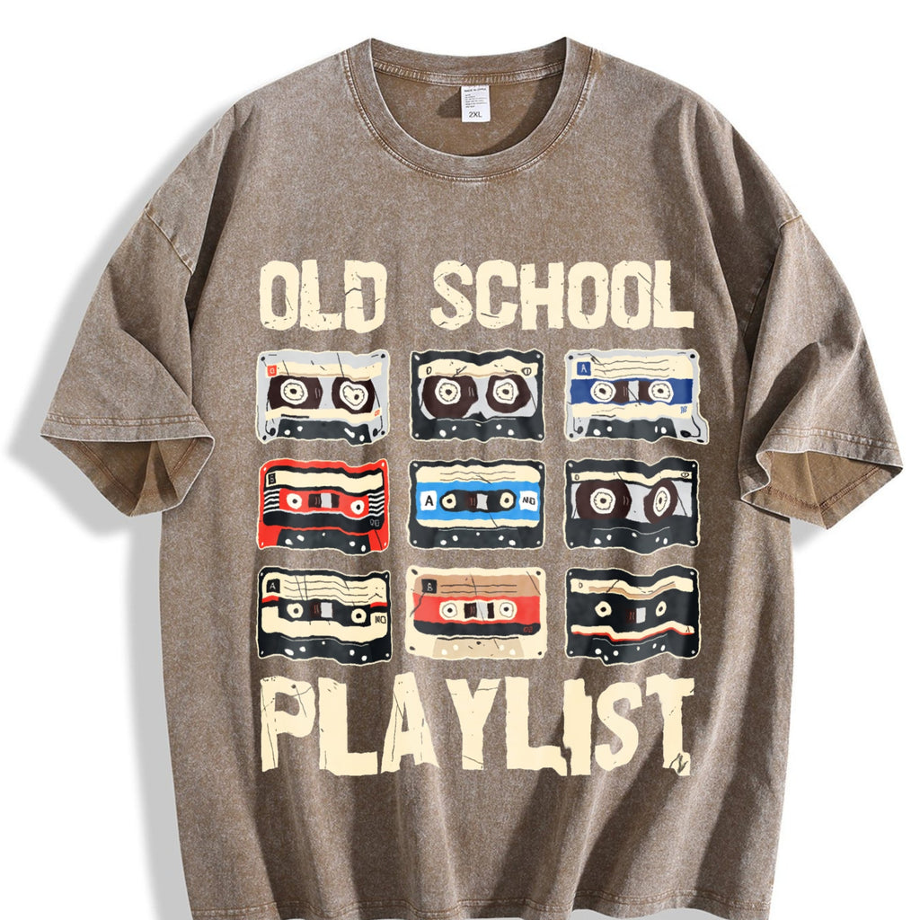 Alphabets Vintage Washed T-Shirt product image 3