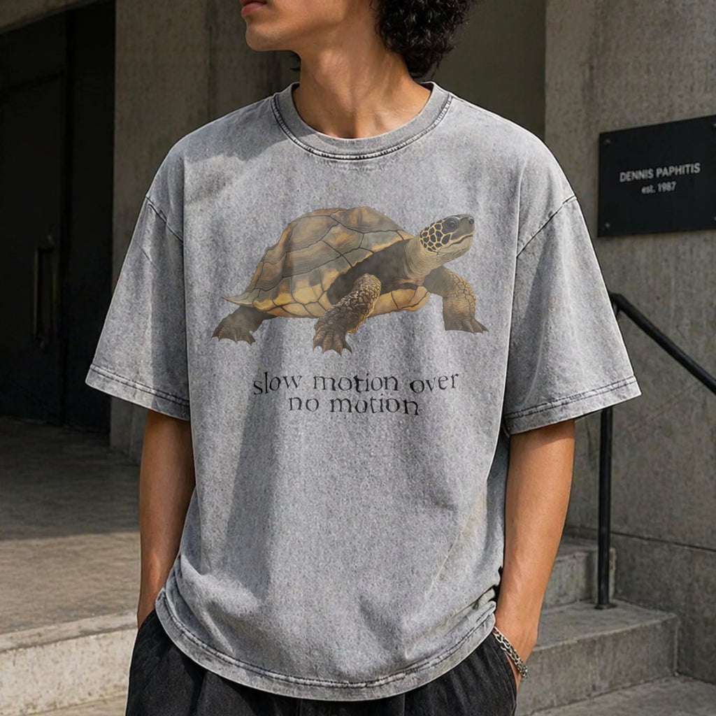 Slow Motion Over No Turtle - Funny Gen Z Slang Vintage product image 5