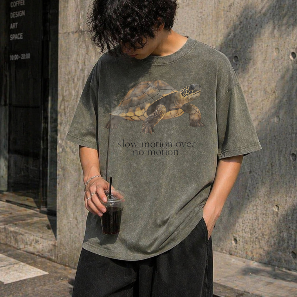 Slow Motion Over No Turtle - Funny Gen Z Slang Vintage product image 4