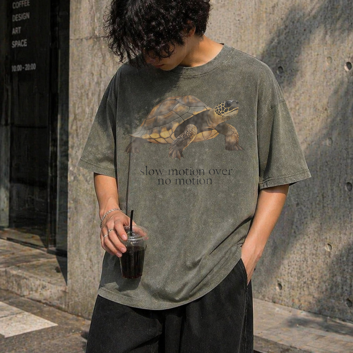 Slow Motion Over No Turtle - Funny Gen Z Slang Vintage product image 4