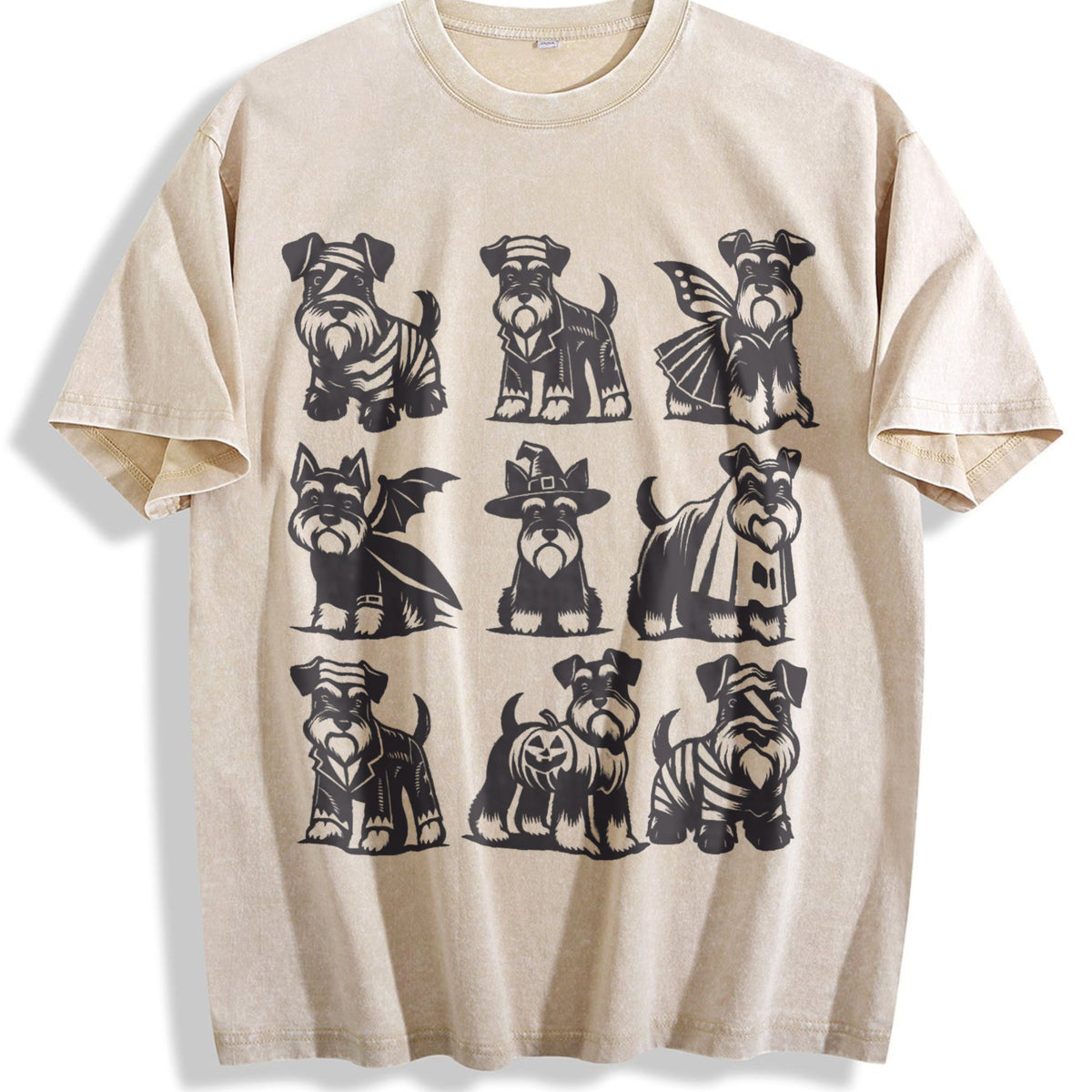 Miniature Schnauzer Vintage Washed T-Shirt product image 1