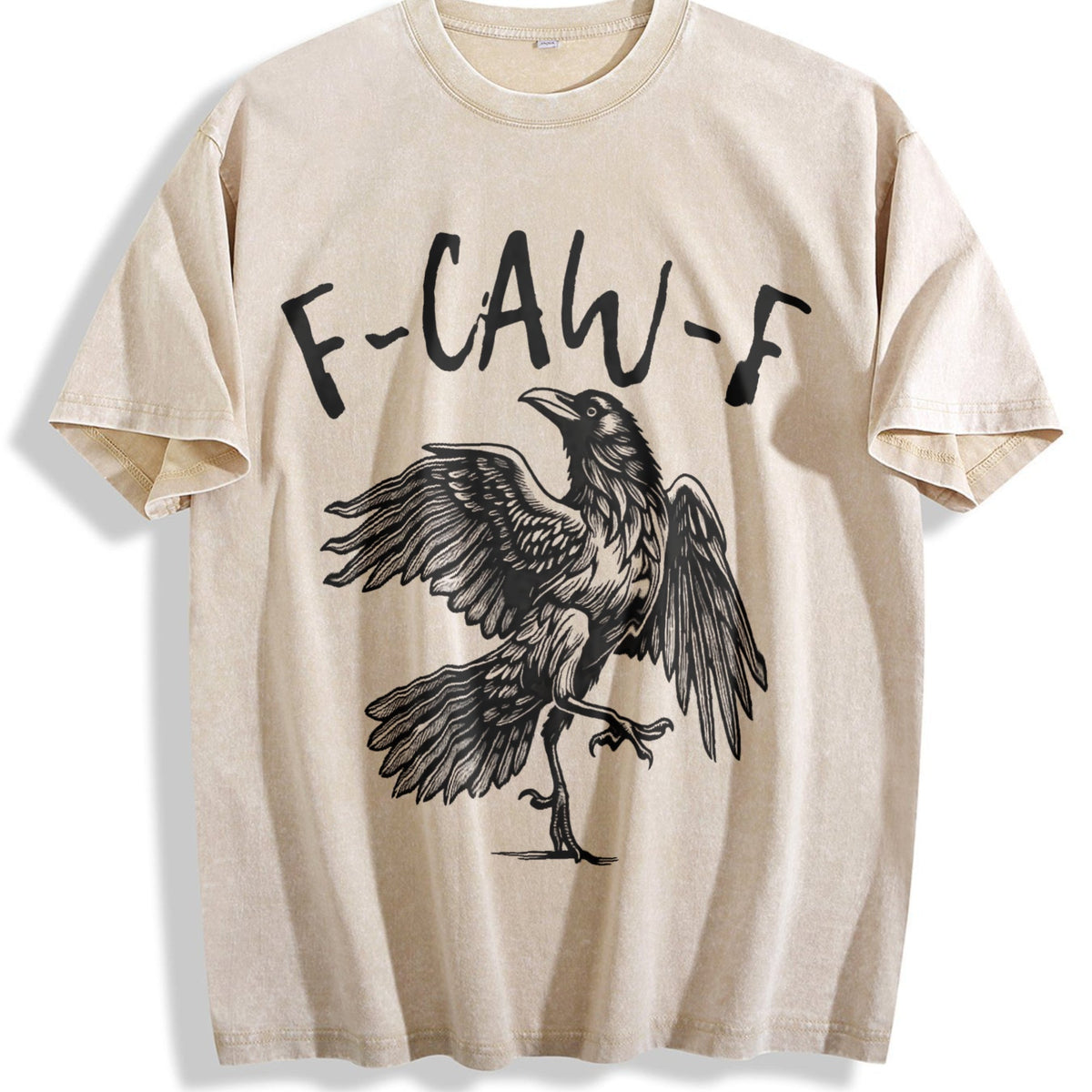 Funny Crow F-caw-f Black Raven Lover Vintage Washed T-Shirt product image 1