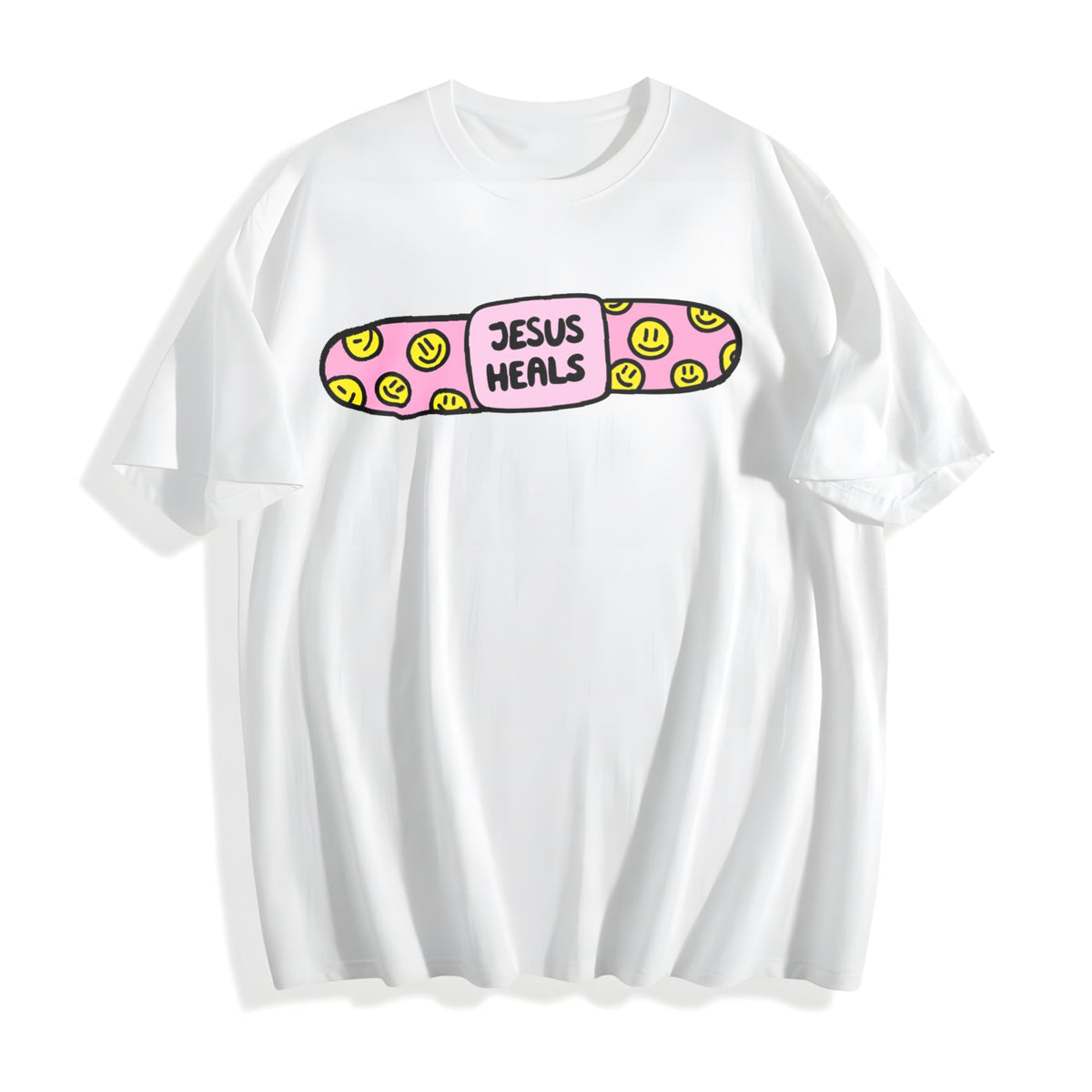 Jesus Heals Cotton T-Shirt product image 2
