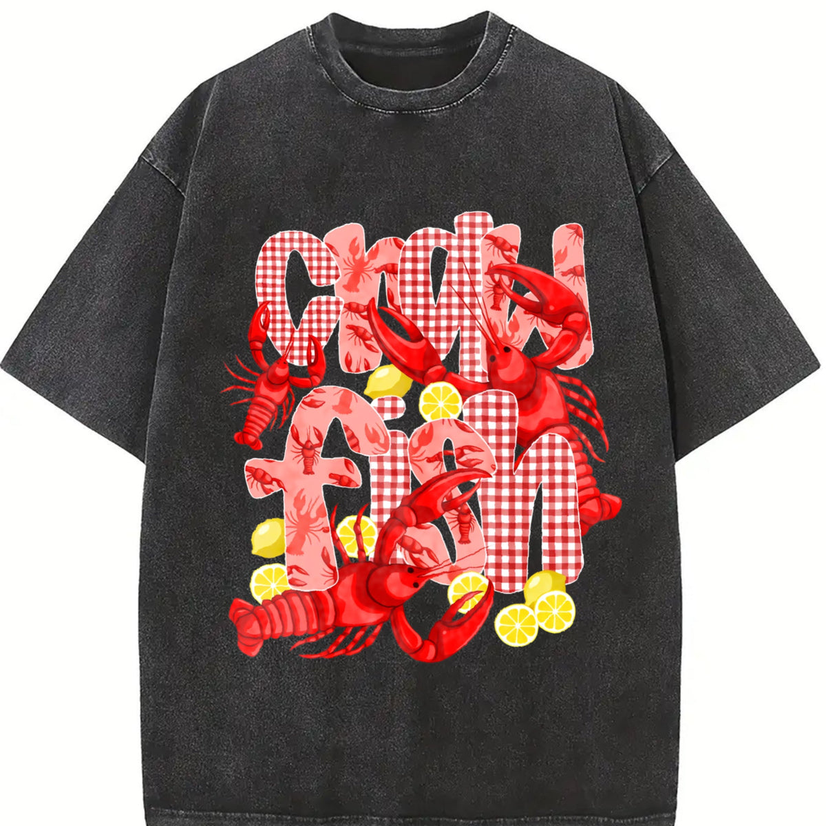 Crawfish Vintage Washed T-Shirt product image 2