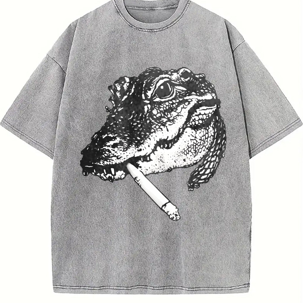 Alligator Smoke 90s Vintage Washed T-Shirt product image 5