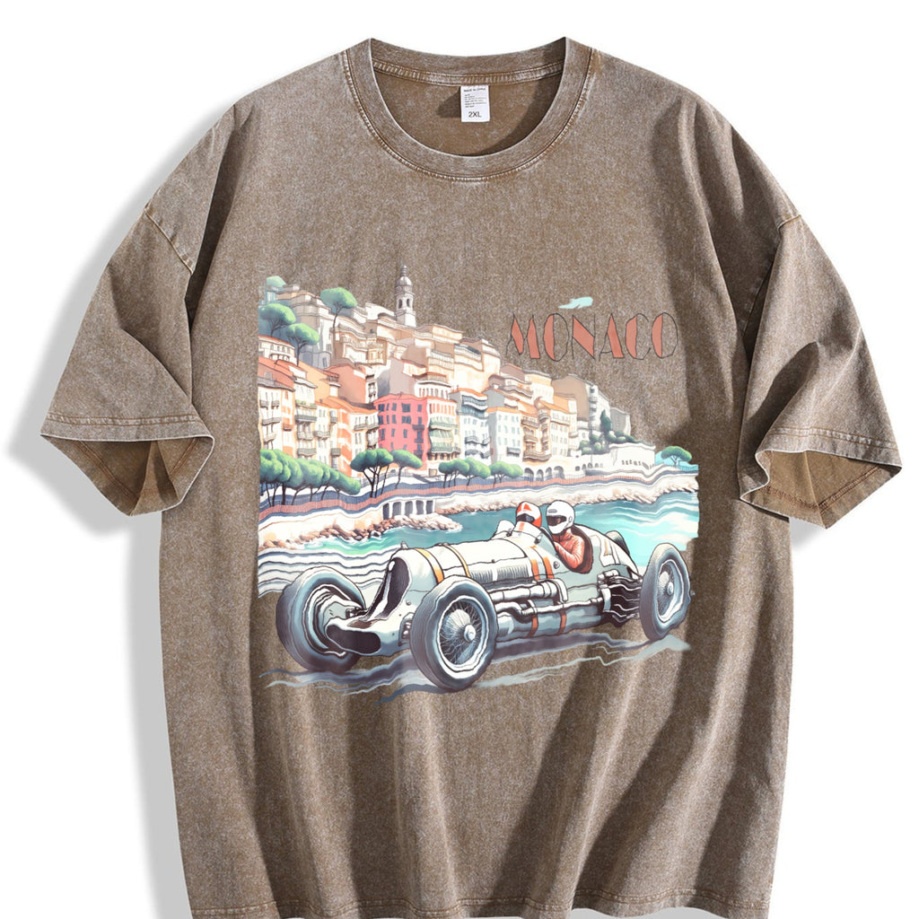 Monaco 1937 Racer Vintage Washed T-Shirt product image 3