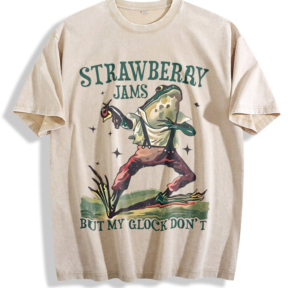 Strawberry Jams But My Don't Vintage Washed T-Shirt product image 1