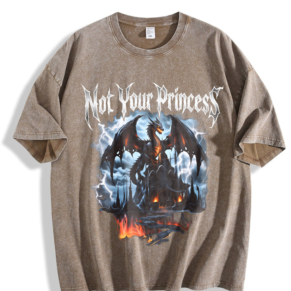 Not Your Princess 90s Vintage Washed T-Shirt product image 3