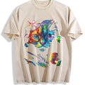Cat Galaxy 90s Vintage Washed T-Shirt product image 1