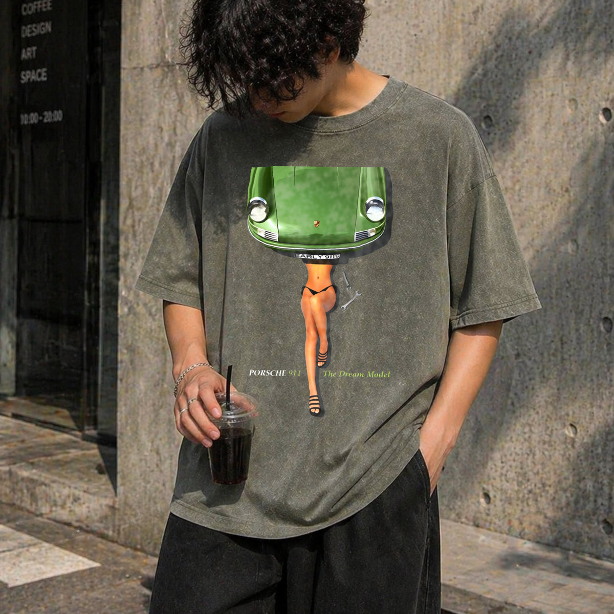 Dream Model 911 Vintage Washed T-Shirt product image 4