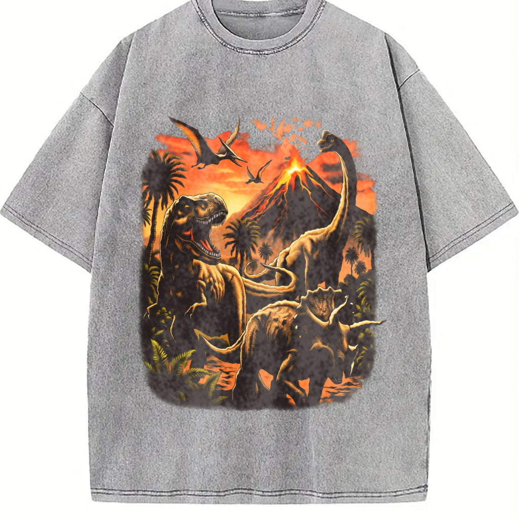 Dinosaur Vintage Washed T-Shirt product image 5