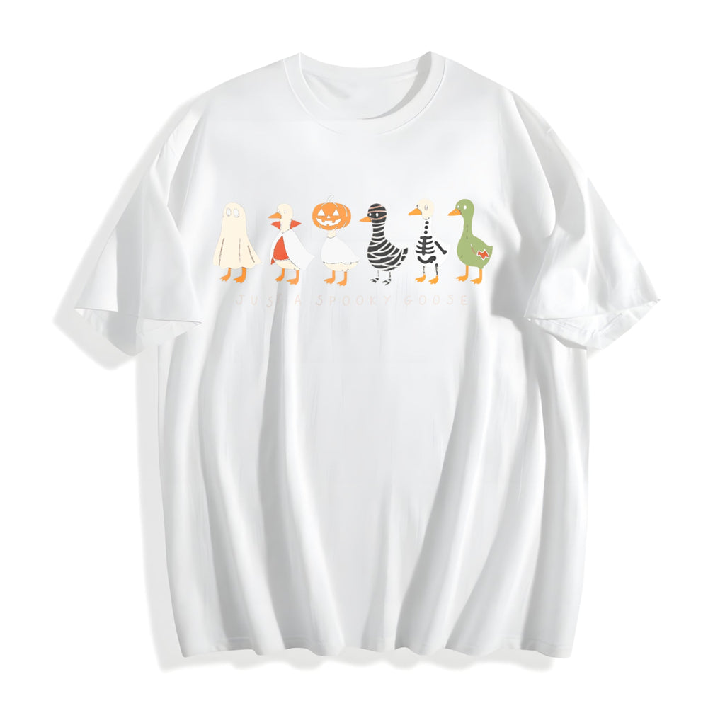 Halloween Goose Cotton T-Shirt product image 2