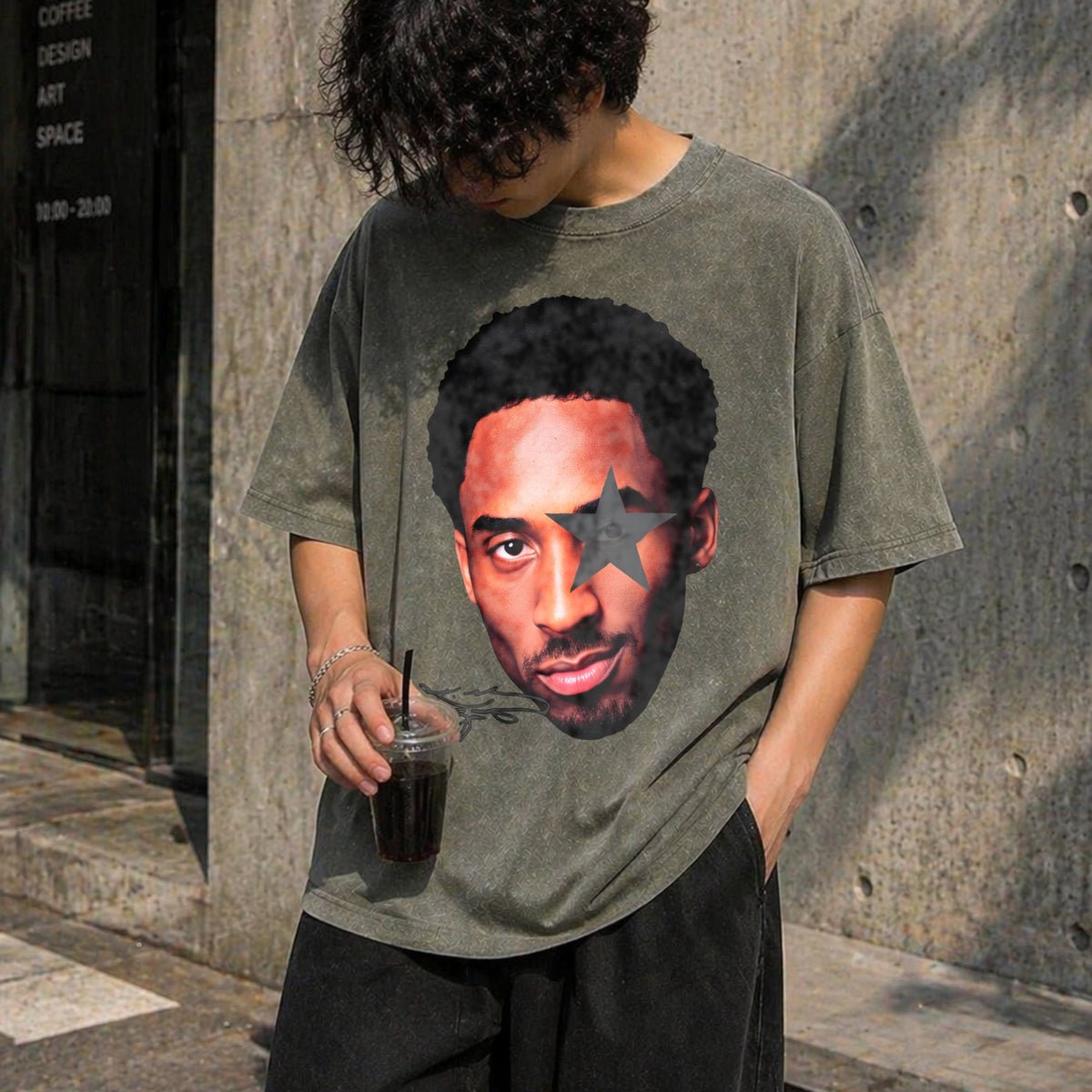 Kb24 Wet Cement Vintage Washed T-Shirt product image 4
