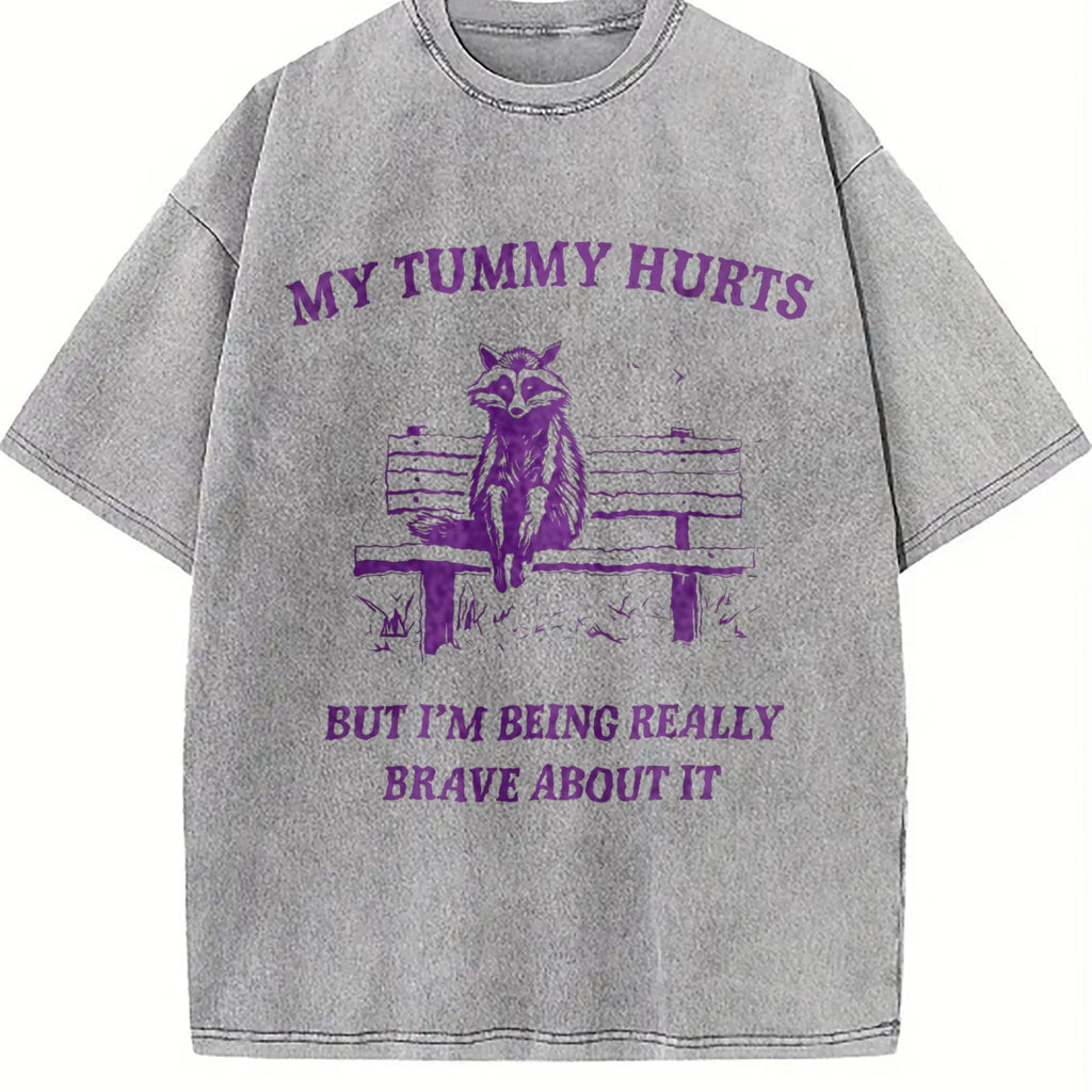 My Tummy Hurts Vintage Washed T-Shirt product image 5