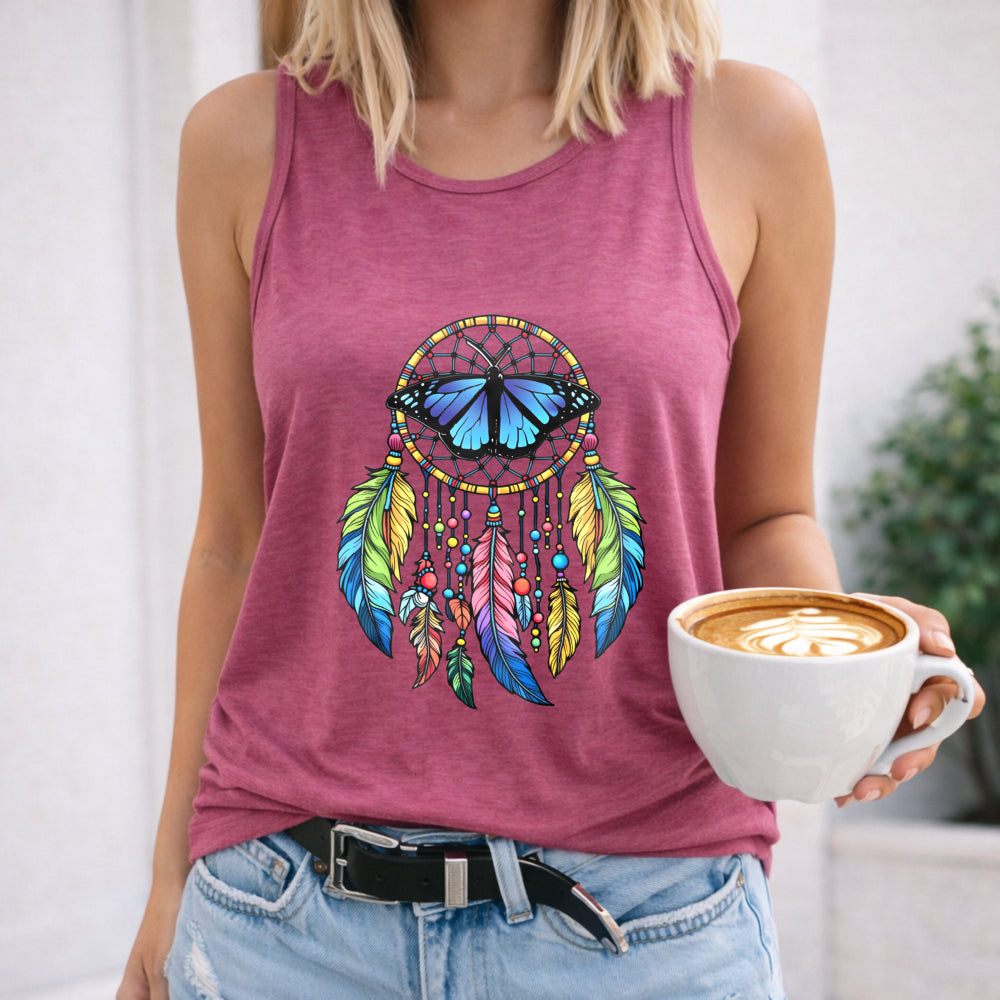 Sense Dream Catchers & Butterfly Women's Tank Top