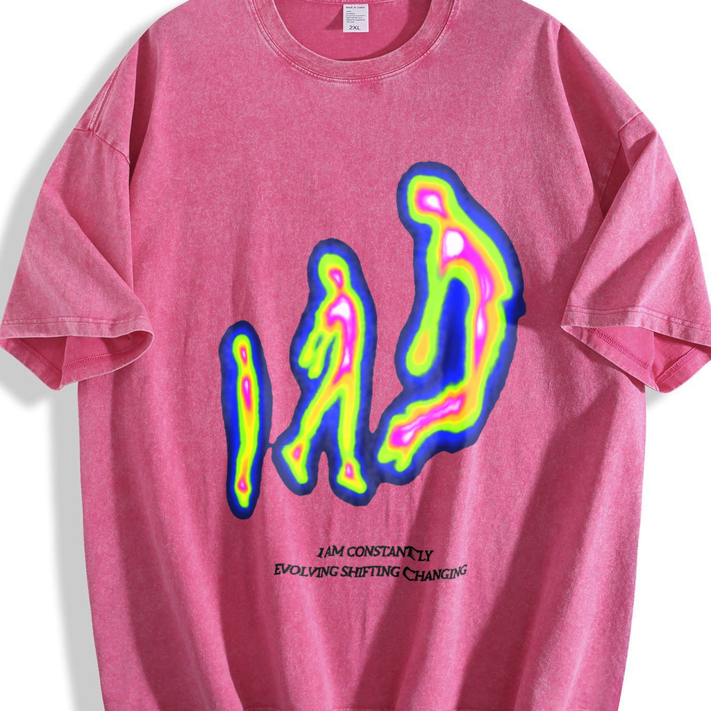 Jumping Fitness Vintage Washed T-Shirt product image 5