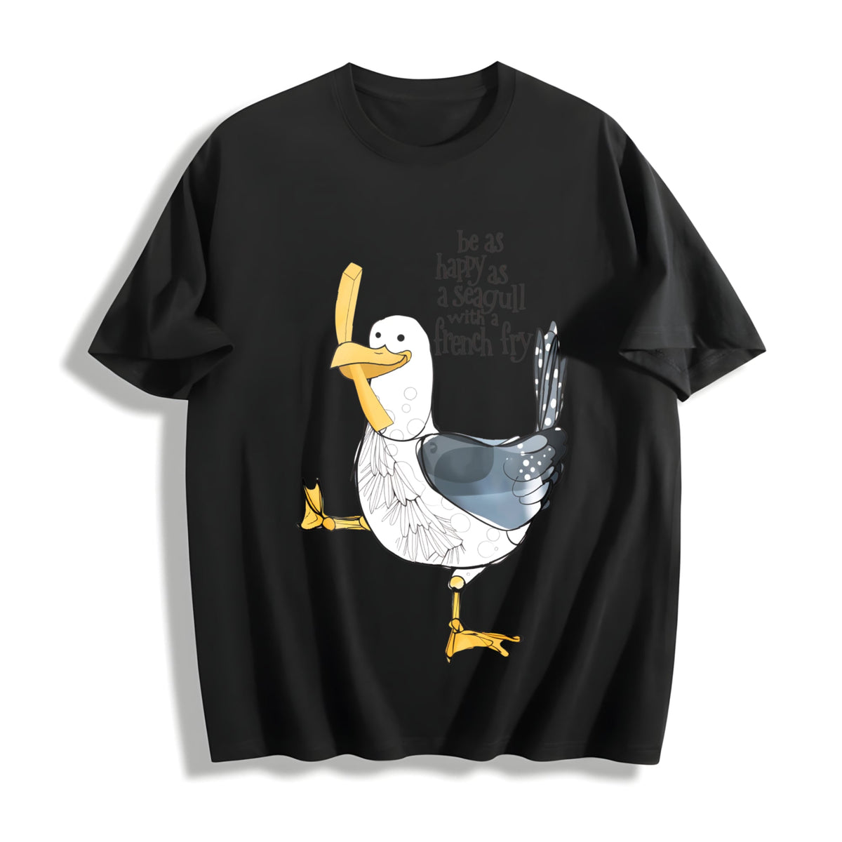 New Arrival: Summer - Happy Seagull Holding French Fries product image 1