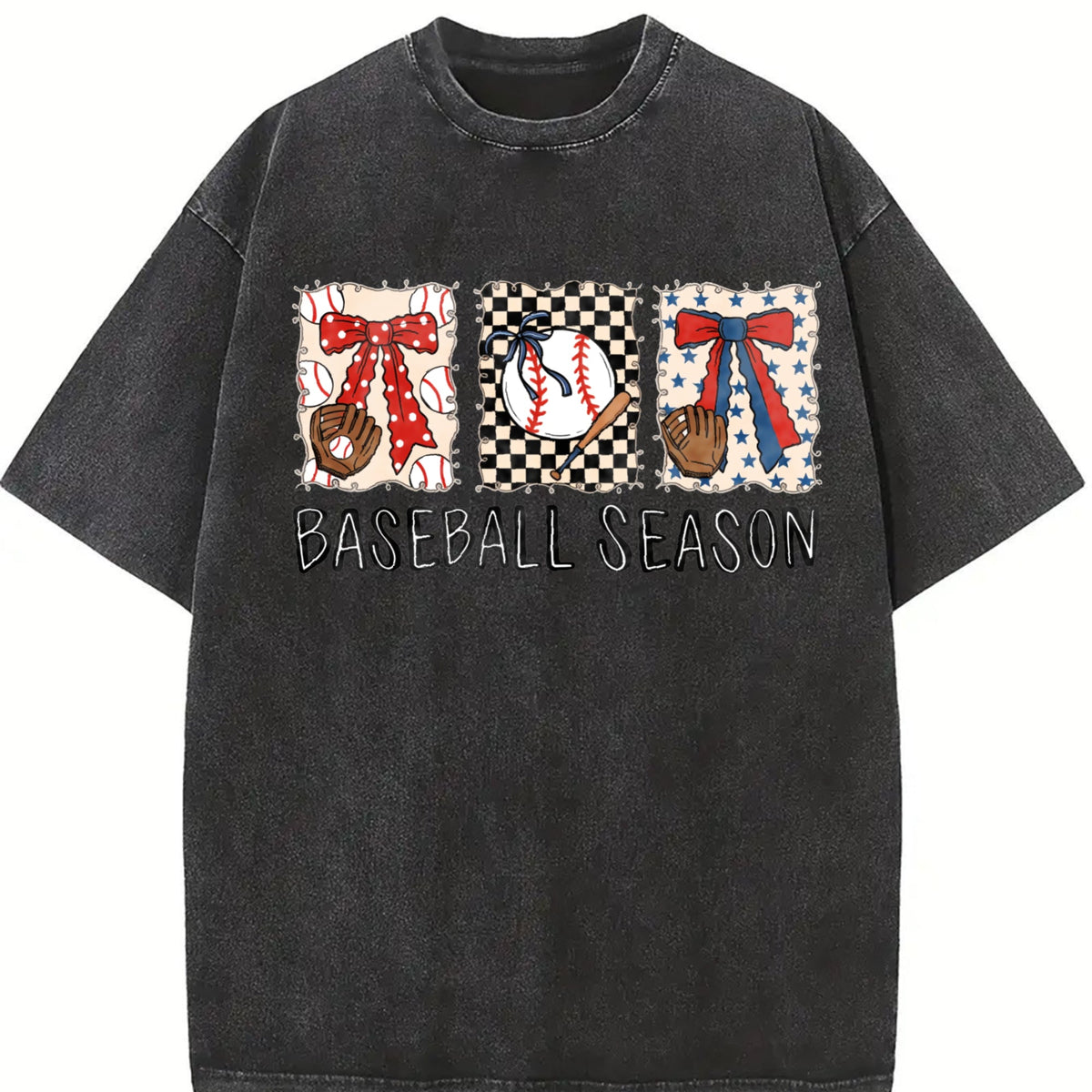 Preppy Baseball Coquette Brushstroke Game Day Vintage product image 2