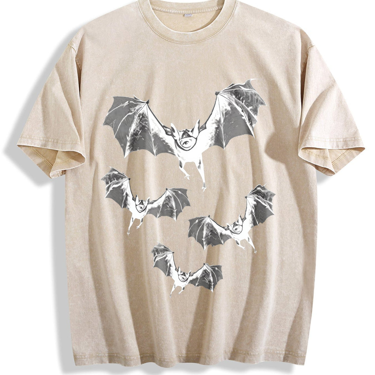 Bat Gothic Vintage Washed T-Shirt product image 1