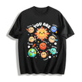 You Are Positive Affirmation Solar System Cotton T-Shirt product image 1