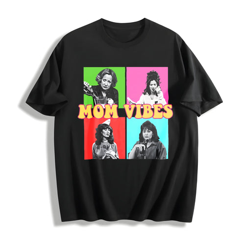 90's Mom Vibes Funny Cotton T-Shirt product image 1