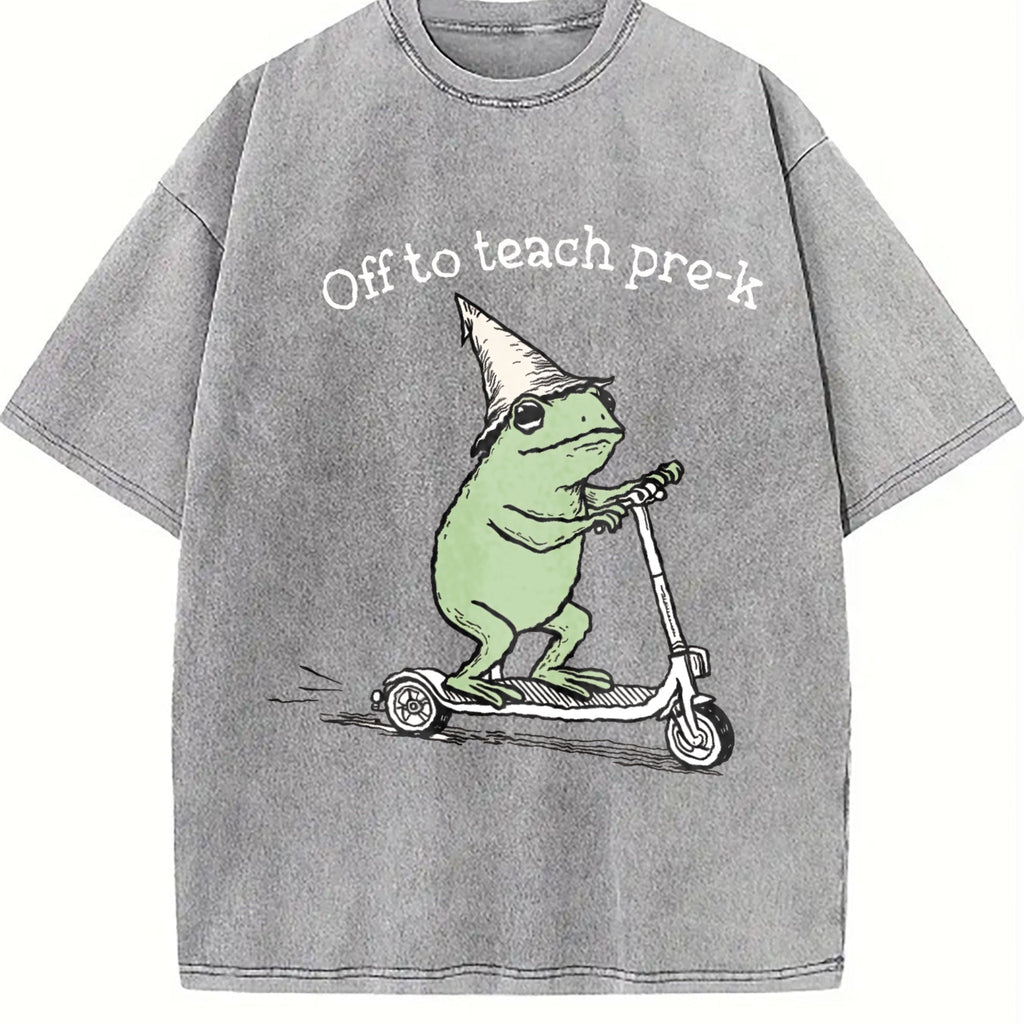 Pre K Grade Teacher Vintage Washed T-Shirt product image 4