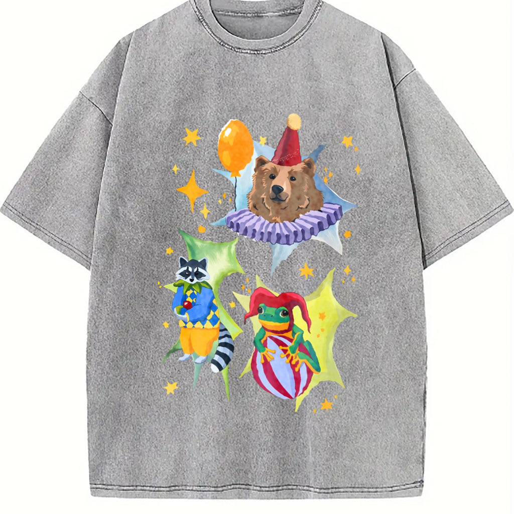 Party Zoo Vintage Washed T-Shirt product image 4