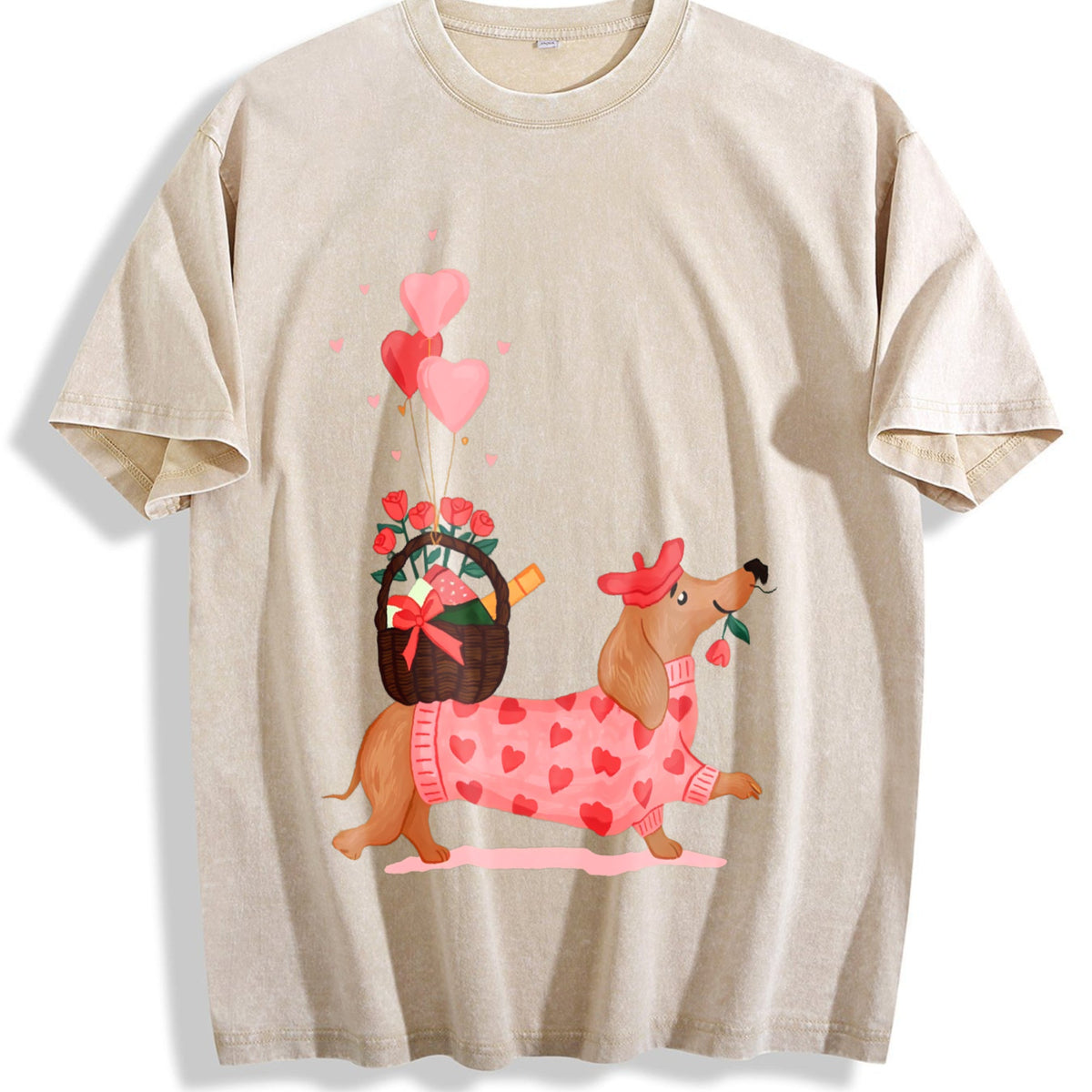 Valentine's Day Vintage Washed T-Shirt product image 1