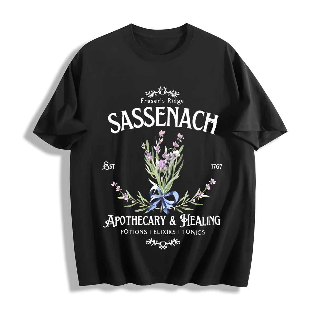 Summer Sassenach Floral One-piece Cotton T-Shirt product image 1