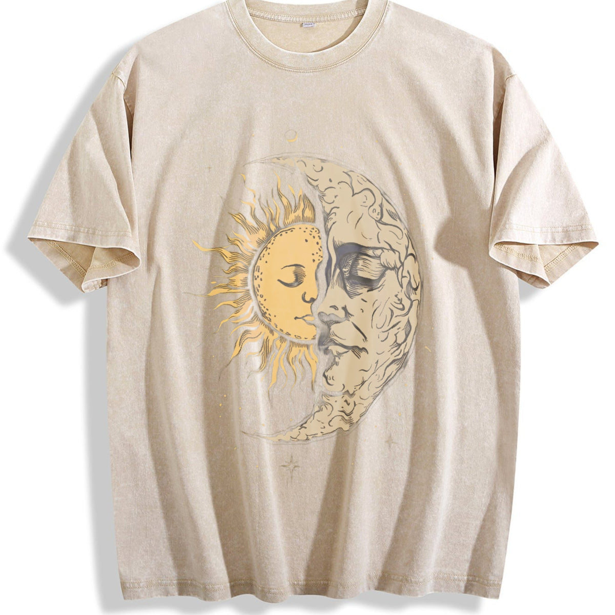 Mystical Sun And Moon Face Yin Yang Hippie Chic Hippy product image 1