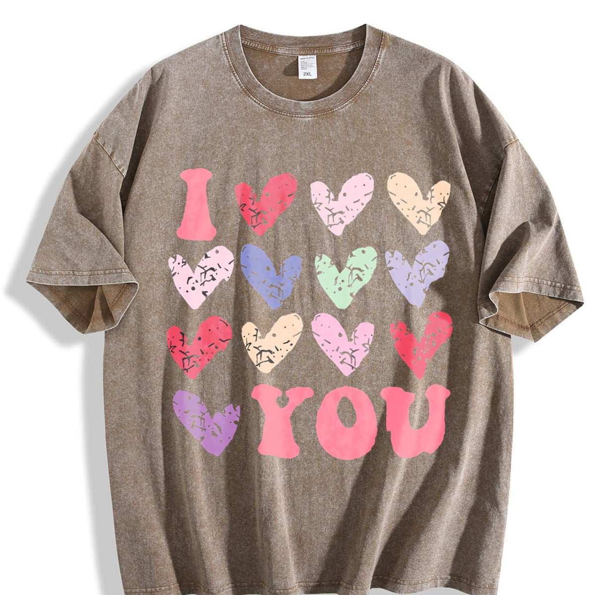 Valentine's Day Vintage Washed T-Shirt product image 3