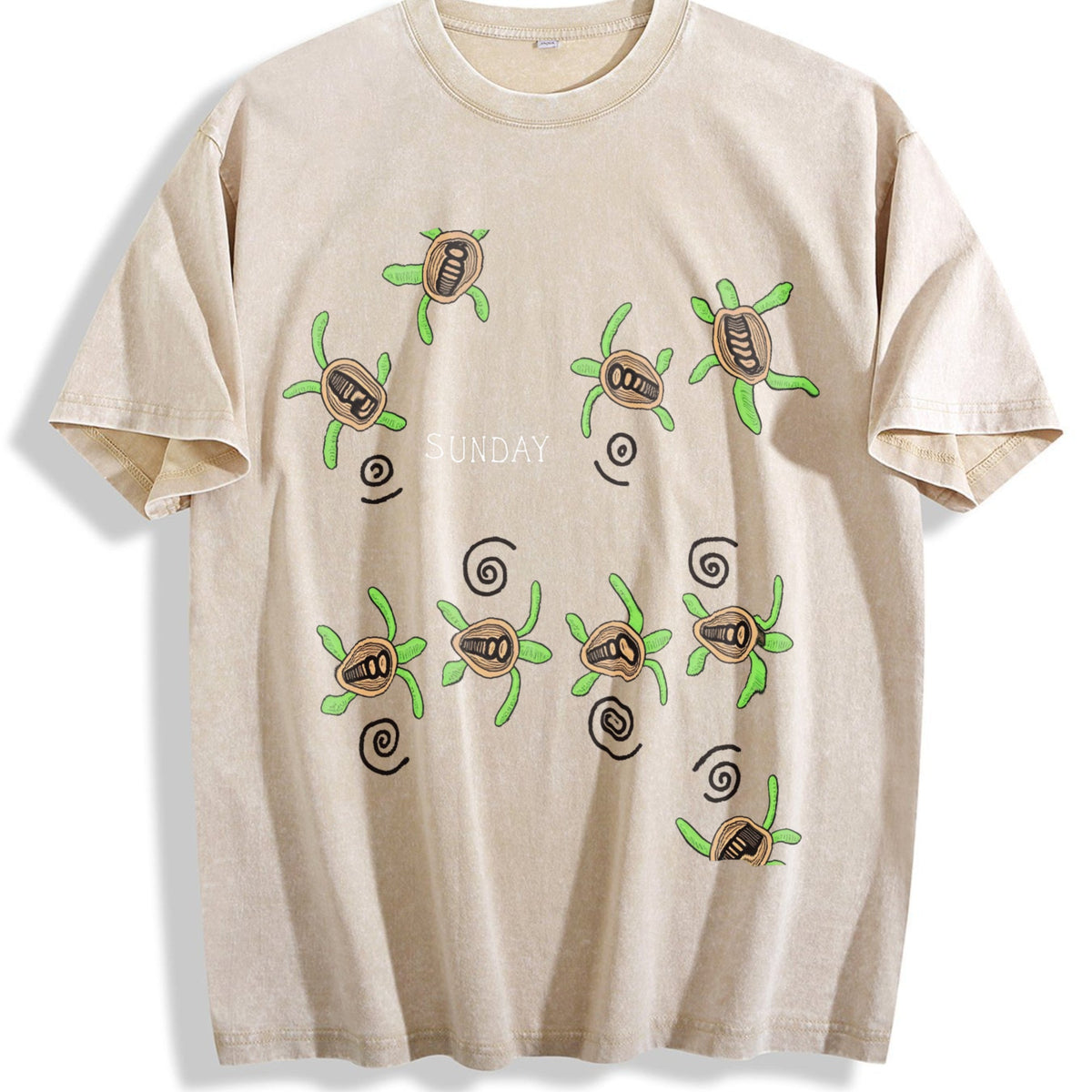 Sea Turtle Summer Vintage Washed T-Shirt product image 1