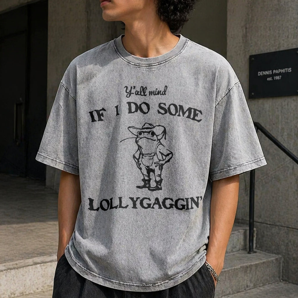 Lollygaggin Vintage Washed T-Shirt product image 5