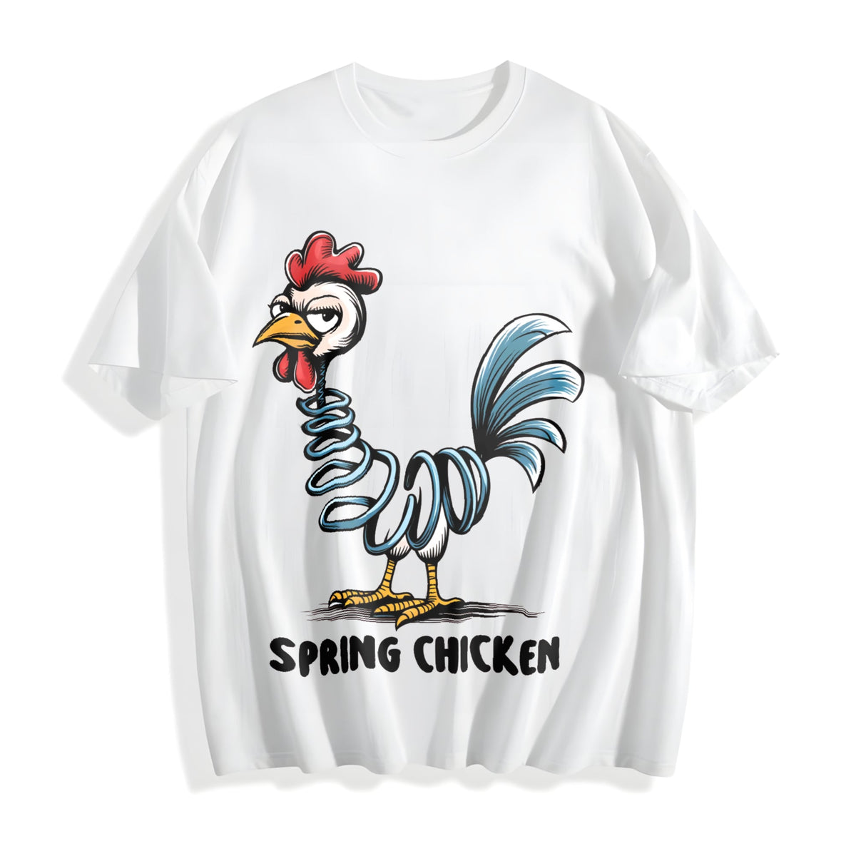 Funny Spring Chicken Cotton T-Shirt product image 2