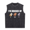 I'm Bricked Up Meme Men's Washed Tank Top