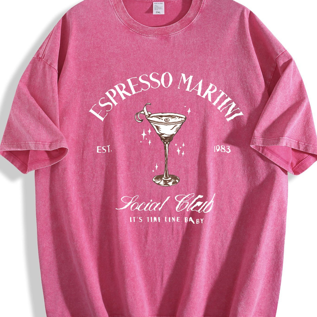 Espresso Martini Cocktail Vintage Washed T-Shirt product image 5