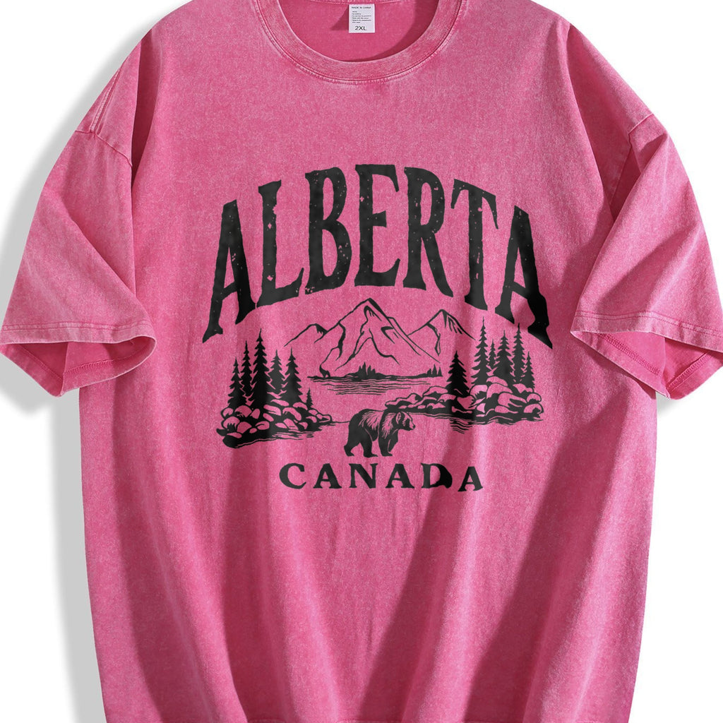 Canadian Canada Grizzly Bear Snow Mountain Summer Vintage product image 7