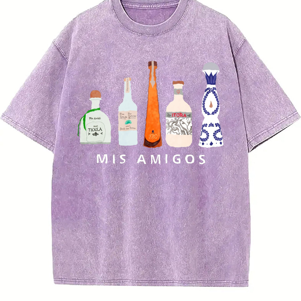 Mis Amigos Tequila Vintage Washed T-Shirt product image 6