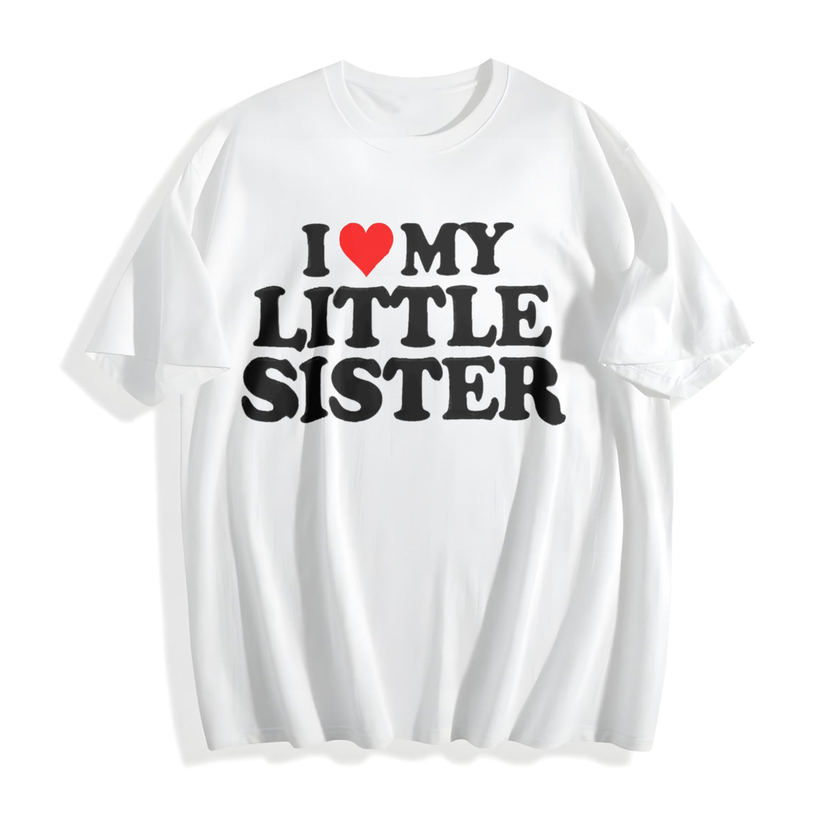 Made In USA I Love My Little Sister - Heart Funny Fun product image 2