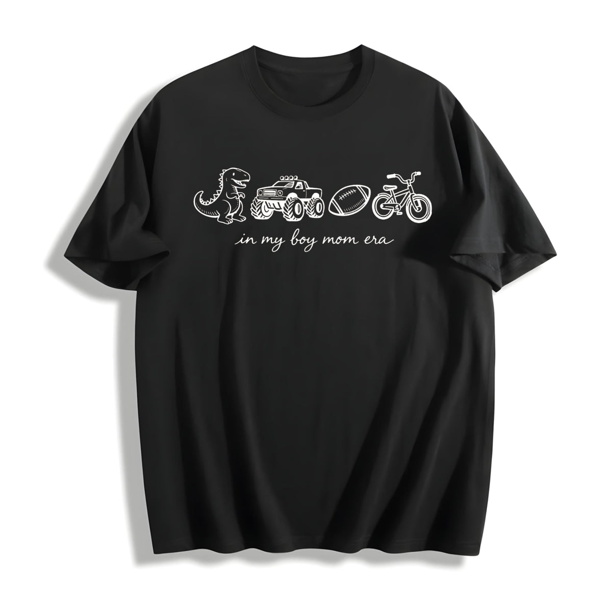 Boy Mom Era Cotton T-Shirt product image 1