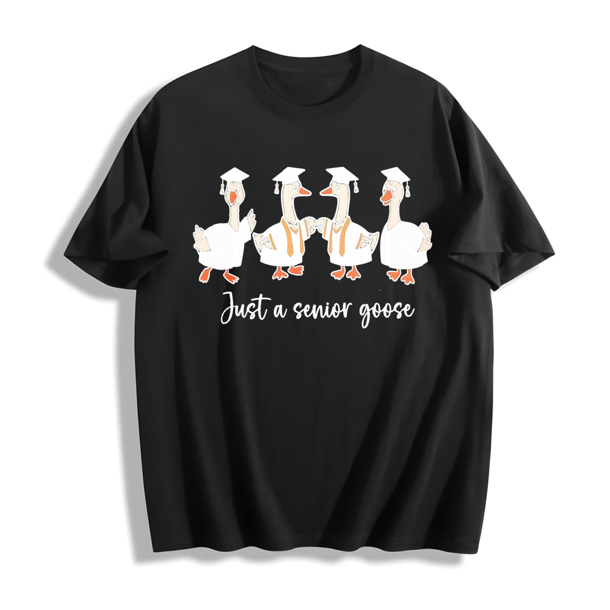 Preppy Graduation Goose Cotton T-Shirt product image 1