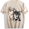 Long-haired Chihuahua Vintage Washed T-Shirt product image 1