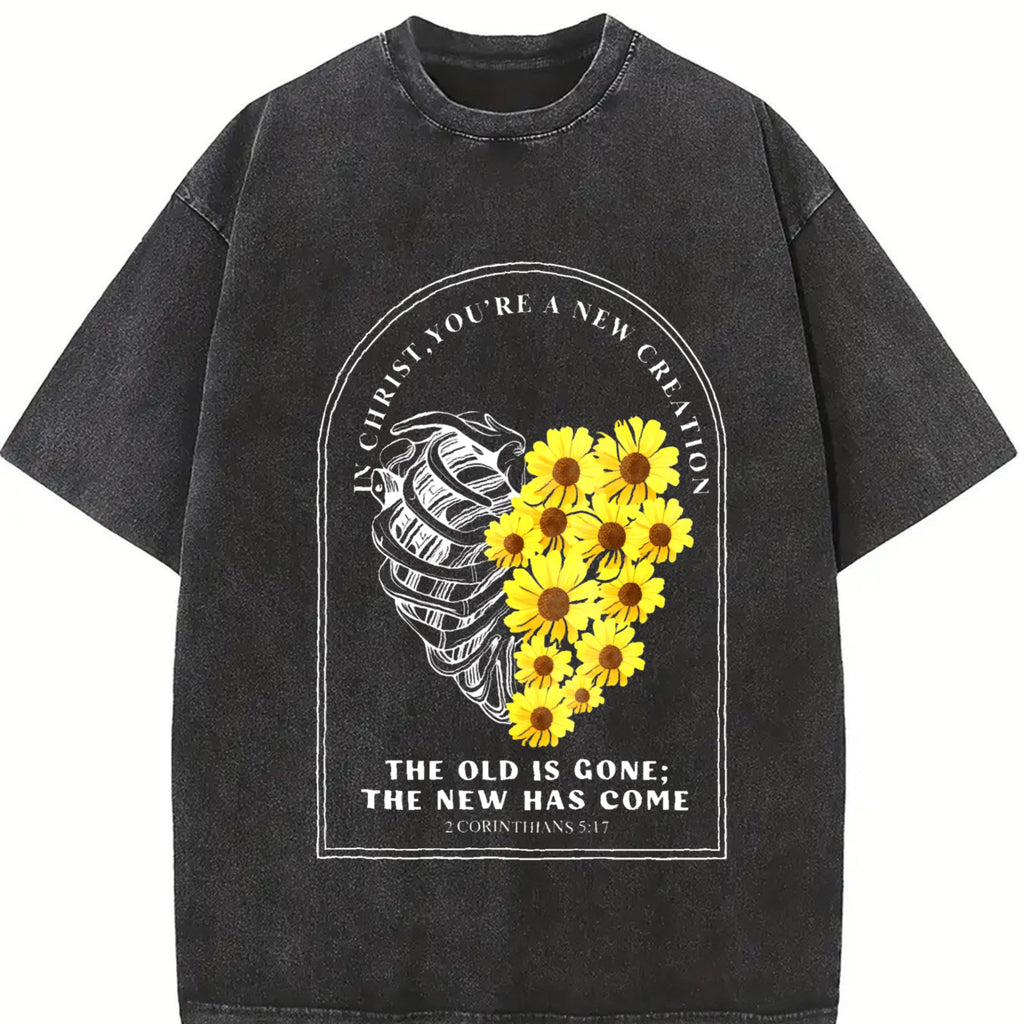 Pure The Bible Verse In Christ Vintage Washed T-Shirt product image 2