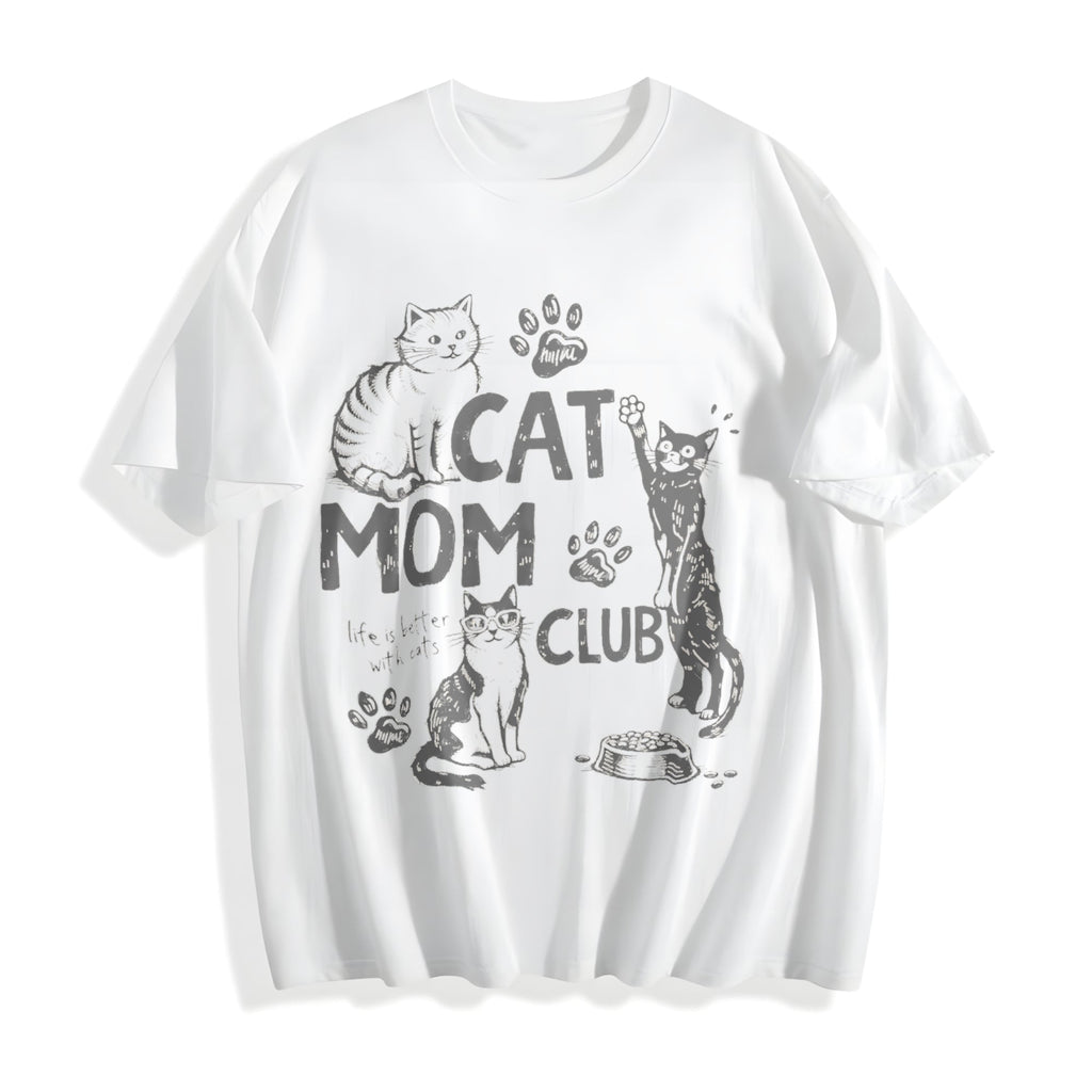 Cat Mom Club Life Is Better With Cats - Boxy - Pet Lover product image 2