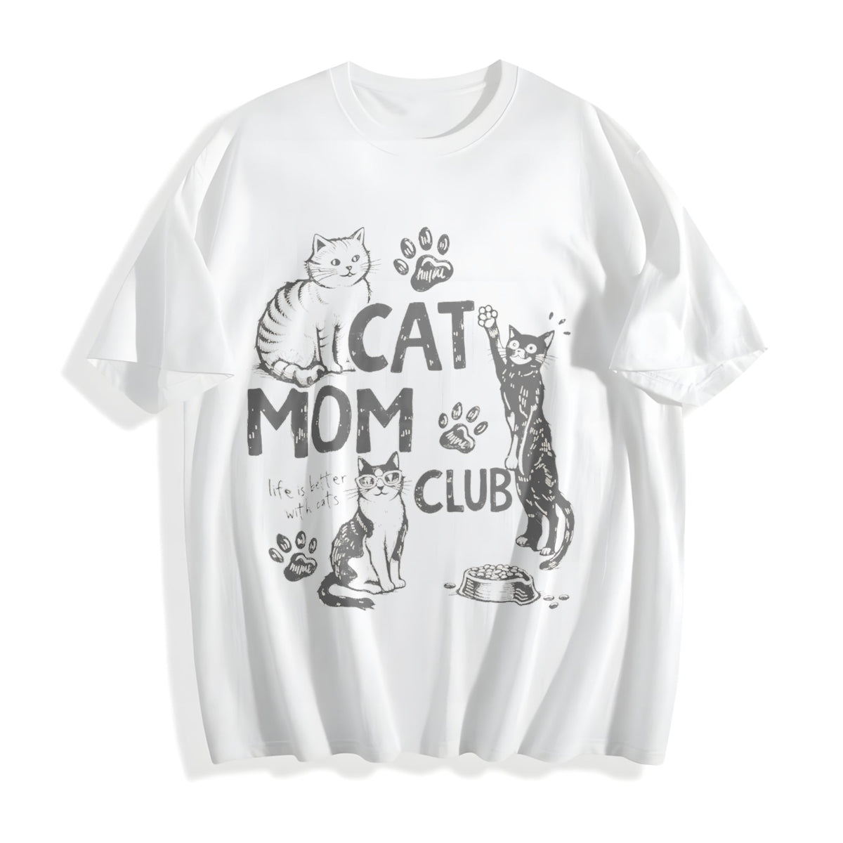 Cat Mom Club Life Is Better With Cats - Boxy - Pet Lover product image 2