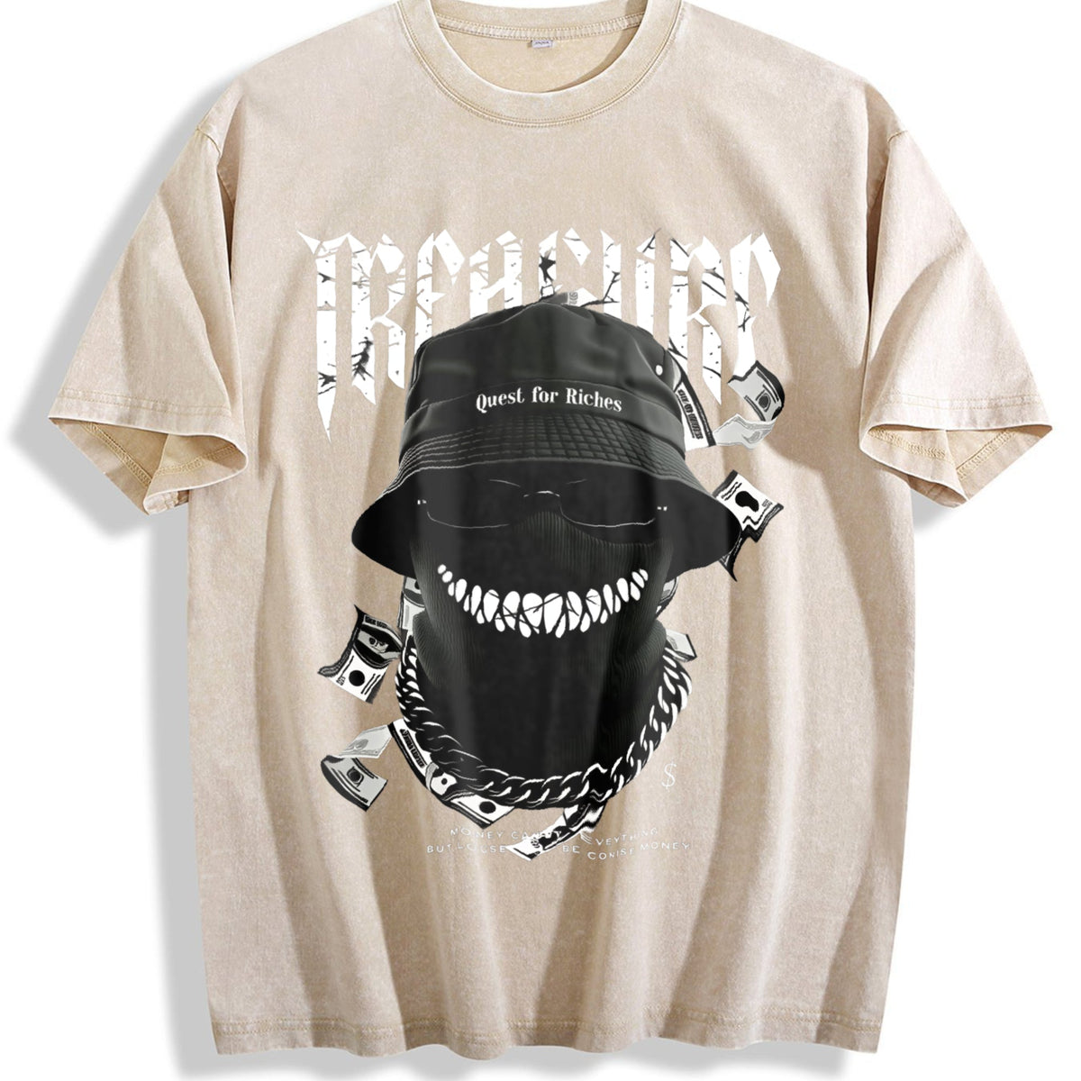 Short-sleeved Vintage Washed T-Shirt product image 1
