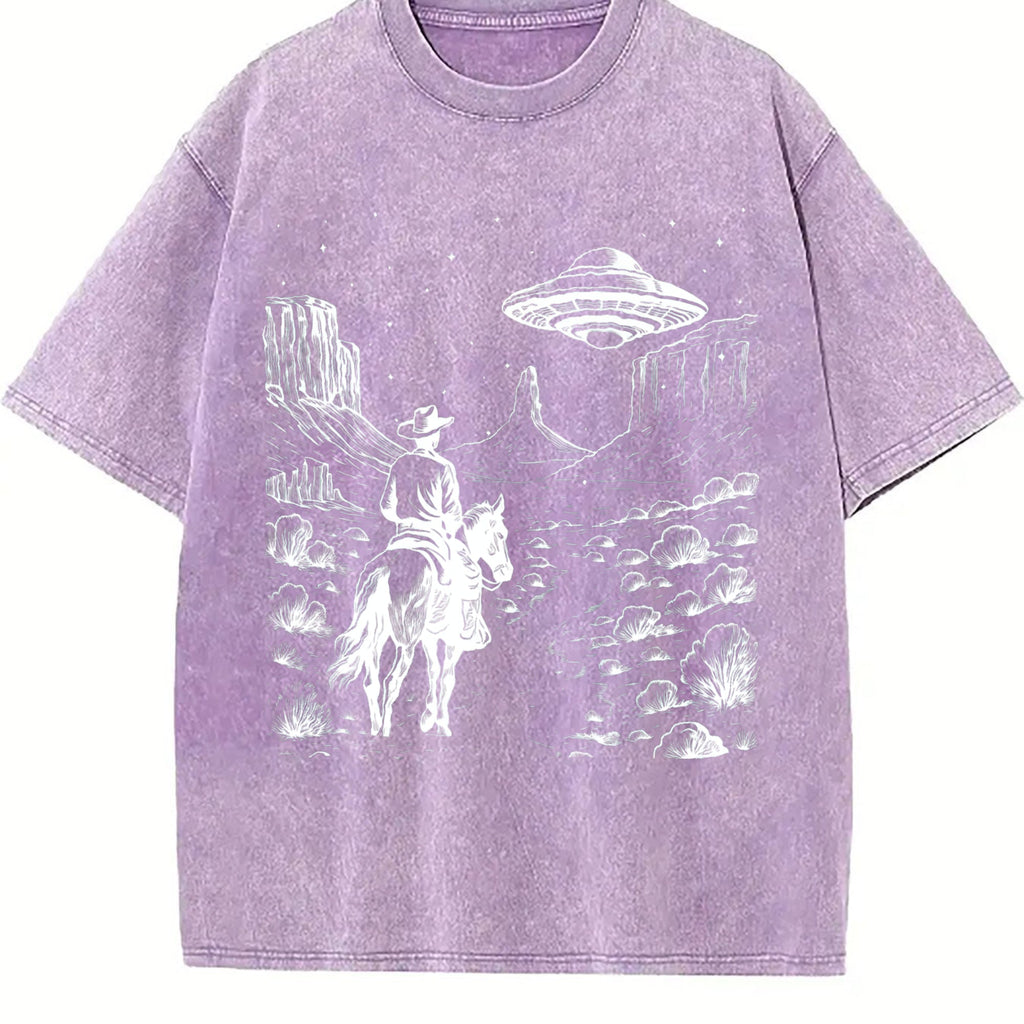 Cowboy Western 90s Vintage Washed T-Shirt product image 6