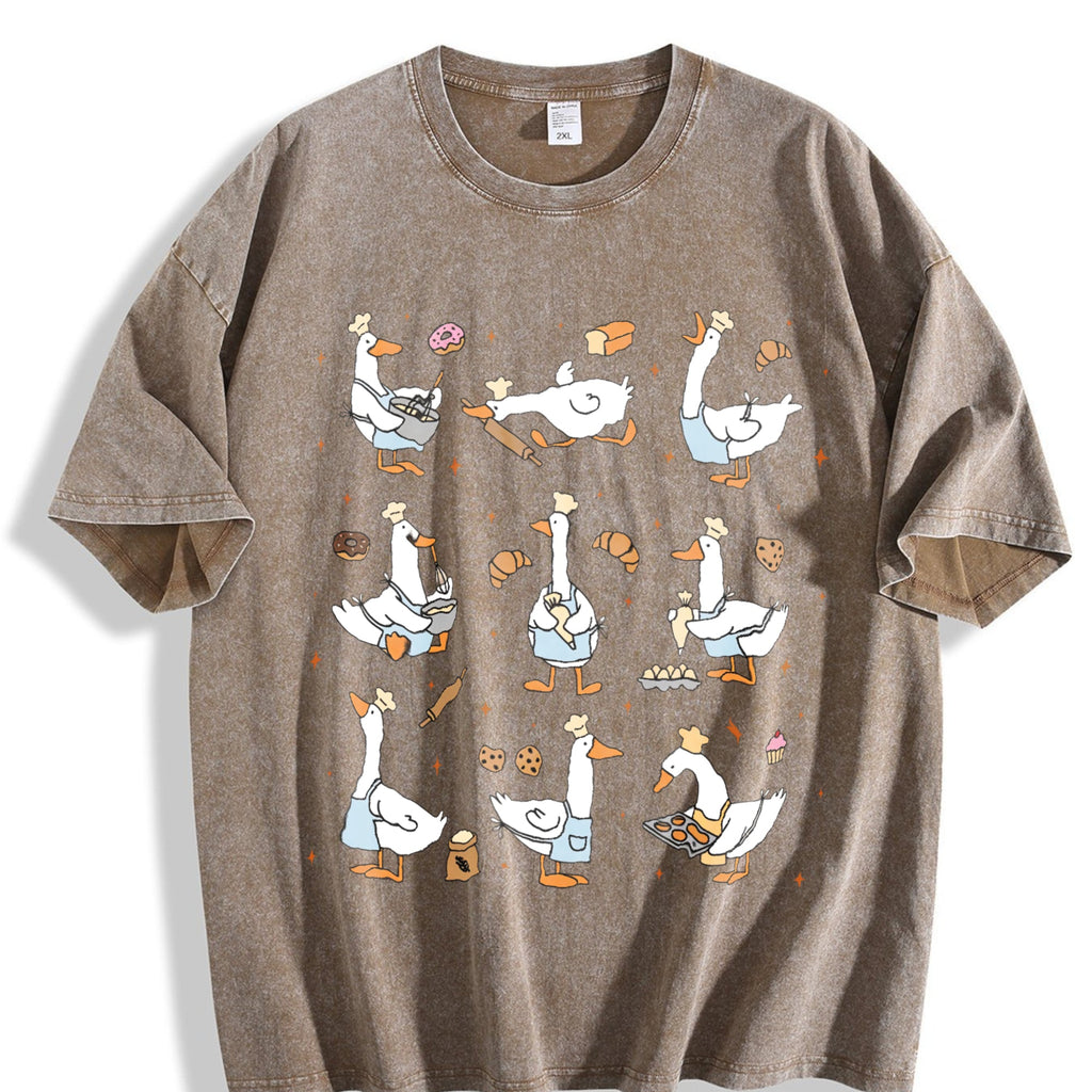 Silly Goose Baker Vintage Washed T-Shirt product image 3