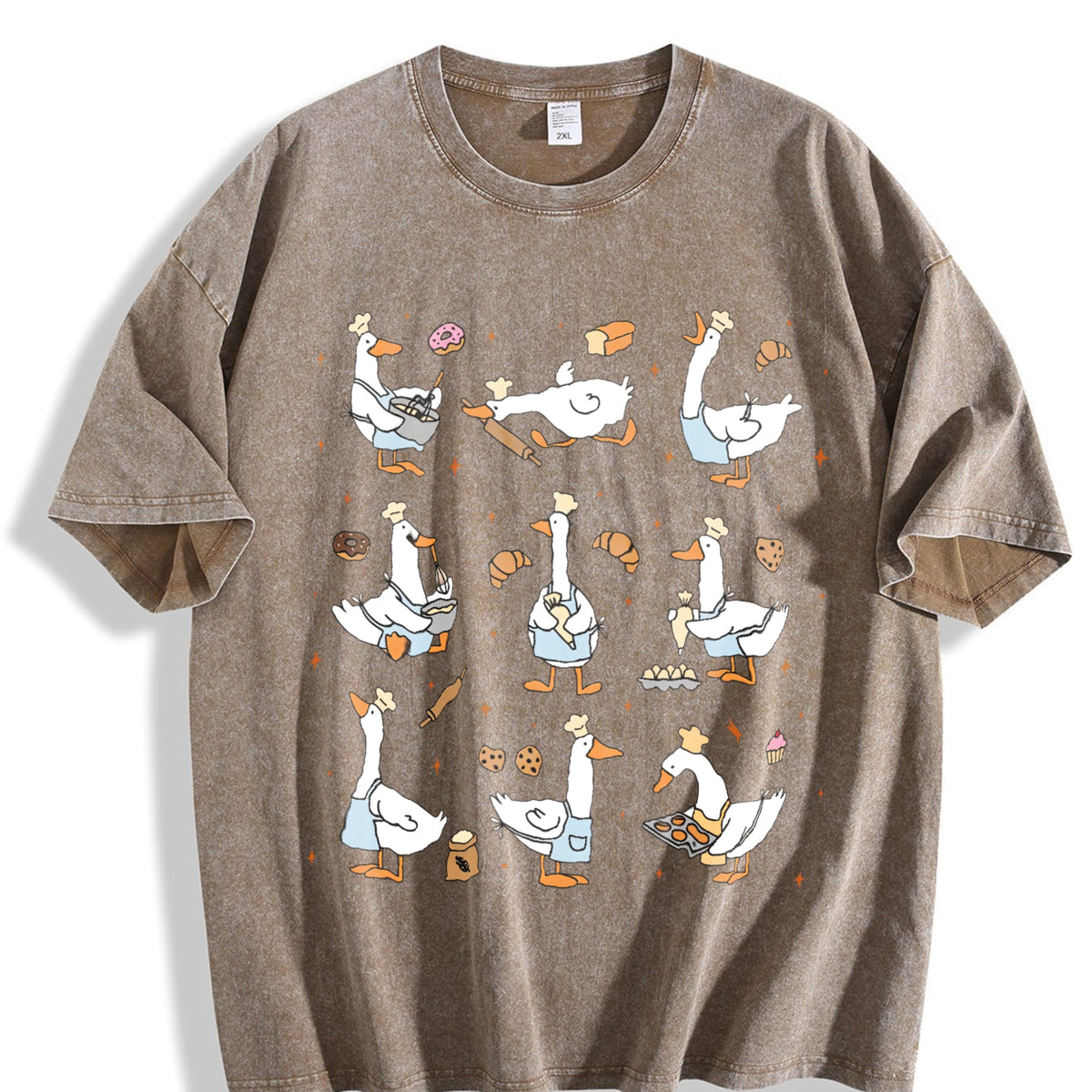 Silly Goose Baker Vintage Washed T-Shirt product image 3